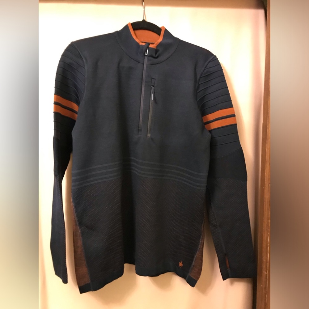 Smartwool long sleeved top/1/4 neck zip